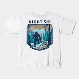 Night Ski Kids T-Shirt